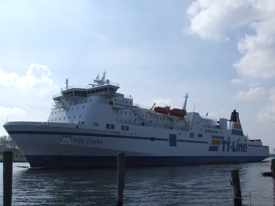 Nils Dacke der Reederei TT-Line in Travemünde - Bildquelle: Fähren-Aktuell/Marcel Brech