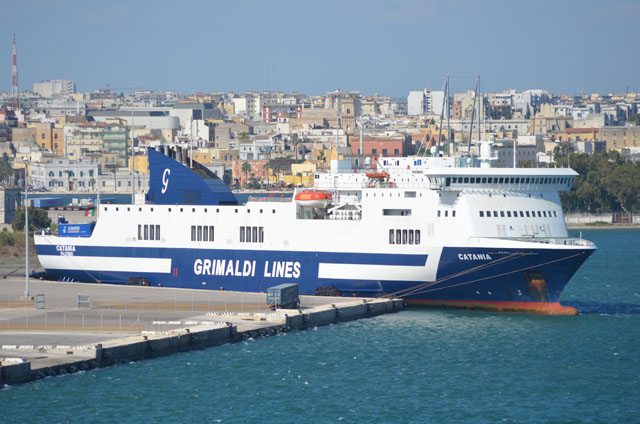Fähre Catania der Reederei Grimaldi Lines - Bildquelle: Fähren-Aktuell/Marcel Brech