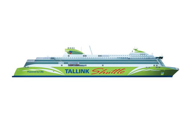 Grafik des Neubaus für Tallink - Bildquelle: Tallink