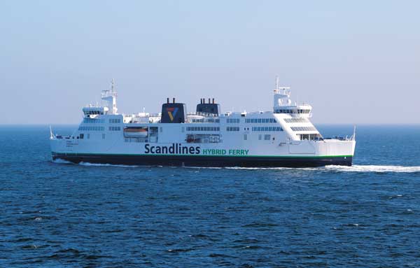 Prinsesse Benedikte mit schon eingebautem Hybrid-System - Bildquelle: Scandlines