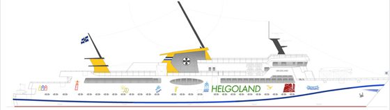 Entwurf des neuen Seebäderschiffes - Bildquelle: Classen Eils