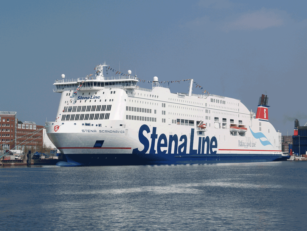Stena Scandinavica in Kiel - Bildquelle: Fähren-Aktuell