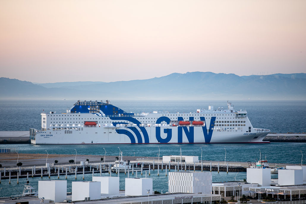 GNV ORION in Tanger - Bildquelle: GNV